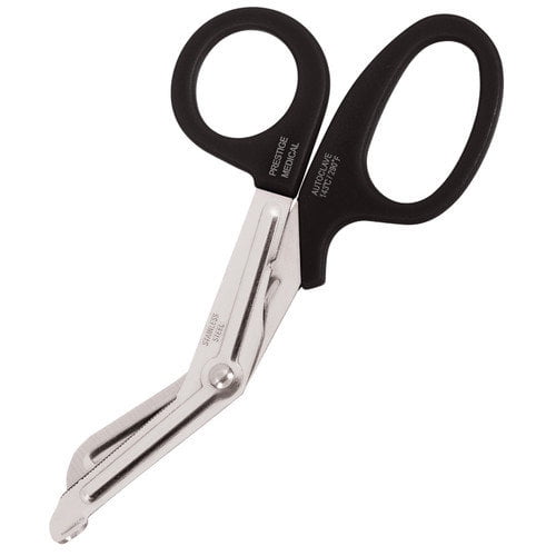 Prestige Medical EMT/Utility Scissor 1 Count, Black, 71/2" Walmart