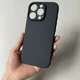 thumbnail image 4 of Funda de teléfono de silicona mate negra de lujo para iPhone 16 15 14 13 12 11 Pro Max 16 15 14 7 8 Plus, carcasa trasera suave de TPU, 4 of 4