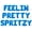 Blue, variant on Letter Balloons - FEELIN PRETTY SPRITZY 16" Inch Alphabet Letters Foil Mylar Balloon Bachelorette Party Banner (Red)