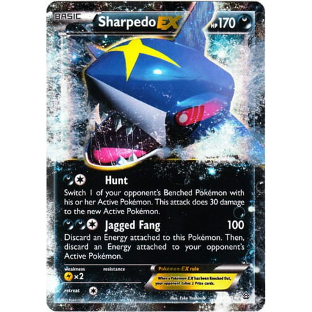 Pokemon X & Y Primal Clash Single Card Rare Holo ex Sharpedo EX