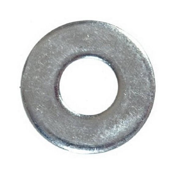 SAE Flat Washers, #6, Zinc-Plated Steel, 100-Pk.