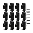 thumbnail image 1 of 12pcs Flower Pot Clips/Flower Pot Clips/Durable/Planter Hanger Hooks/Metal Plant Black, 1 of 8