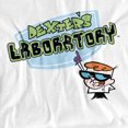 thumbnail image 2 of Dexters Laboratory Logo Women's T Shirt, White, Large, 2 of 6