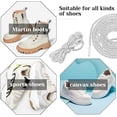 thumbnail image 6 of Tutuviw 1 Pair of Rhinestone Glitter Rope, Bling Rope Shoe Laces, Shoelaces Round, Rhinestone Shoe Laces String with Metal Head for Shoes, Sneakers, Sweatpants Hoodies (White), 6 of 8