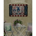 thumbnail image 3 of Gnomes Outdoor TV Cover 48 to 50 Inch Weatherproof, Independence Day Dwarf American Flag Star 600D Oxford TV Covers with Waterproof Zipper, Outside Flat TV Screen Protector 48"Wx30"Hx4.5"D, 3 of 7
