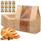 thumbnail image 1 of Bolsas de papel kraft de alta calidad para pan, aptas para uso alimentario, con base cuadrada que se mantiene de pie para un fácil almacenamiento, amplia aplicación en diversas ocasiones, incluidas, 1 of 7