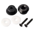 thumbnail image 2 of 2pcs Guitar Strap Buttons Black Ukulele Mandolin Lock Buckles, 2 of 8