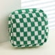thumbnail image 3 of Bolsa De Almacenamiento Monedero de punto verde de gran capacidad con diseño de cuadros, bolsa de almacenamiento portátil para maquillaje y lápiz labial (1 unidad) JASKFLY, 3 of 9