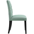 thumbnail image 2 of Hawthorne Collections 21.5" Modern Fabric Dining Side Chair in Laguna Green, 2 of 4
