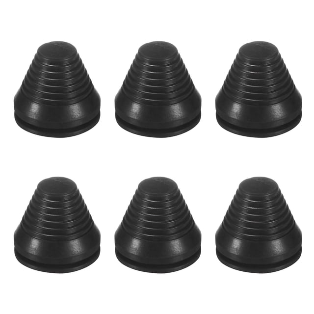 Uxcell Paquete de 6 Arandelas de Caucho para Cableado Grommet en Forma de Torre de 40 mm