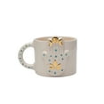 thumbnail image 3 of 10 oz / 300 ml Handmade Hamsa Symbol Ceramic Mug With Gold Accents | Gift for Women, Mother, Girl, Mom, Mothers Day or Christmas, 3 of 3