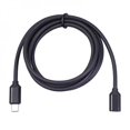 thumbnail image 2 of Cable de extensión USB tipo C macho a hembra de 1,5 m, cable conector USB tipo C, cable de extensión de alimentación PD, 2 of 5