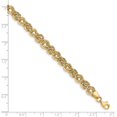 thumbnail image 5 of Auriga Fine Jewelry 14K Yellow Gold Fancy Link Bracelet 7.5 inch for Women, 5 of 5