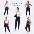thumbnail image 4 of SOMER Women's Joggers Tapered Athletic Leggings Sweatpants Lightweight Stretch Lounge Pants Workout Yoga Running Pants, 4 of 10