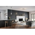 thumbnail image 3 of Astra Collection Three-Light 18" Brushed Nickel Modern Semi-Flush Mount Light, 3 of 5