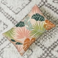 thumbnail image 4 of Tropical Summer Pillow Covers 12x20 Set of 2, Colorful Tropical Leaf Throw Pillow Covers Hawaiian Style Summer Palm Leaf Decorative Cushion Case for Couch Sofa Outdoor Bedroom, 4 of 6