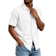 thumbnail image 4 of Guluxicc Men's Business Causal Shirts Button Down Classic Everyday Wear Short Sleeve Shirts for Summer Casual Outfits, 4 of 6