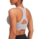 thumbnail image 4 of MIRITY - Brasier Deportivo con Espalda Cruzada para Mujer, Brasier Deportivo de Alto Impacto para Entrenamiento y Gimnasio, Black Lightgrey White, M, 4 of 6