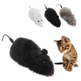 thumbnail image 1 of Wind- up Rat Toys Interactive Cat Toys Wind up Racing Mice Realistic Mice Toys, 1 of 1