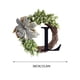 thumbnail image 2 of 26 Letters Decorative Wreath Door Hanging Home Decor Letters With Knot Pendant Rattan Ring Wall Decoration Window Decoration Pendant, 2 of 4