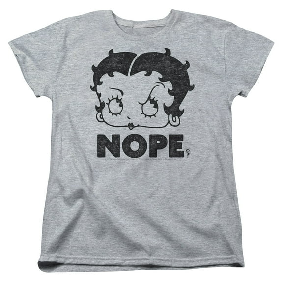 Betty Boop - Boop Nope - Women's Short Sleeve Shirt - Small