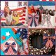 thumbnail image 5 of Cinta con la bandera patriótica estadounidense de XunYee, 2,5 cm x 15 m, Día del Trabajo, 5 of 6