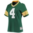 thumbnail image 2 of Women's Mitchell & Ness Brett Favre Green Green Bay Packers 1996 Legacy Replica Player Jersey, 2 of 3