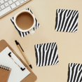 thumbnail image 6 of Xecao Zebra for MDF Cork Coaster 4 Pcs,Drink Coasters,Suit for House Warming Gifts New Home ,Coffee Table Decor-Square, 6 of 7
