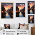 thumbnail image 4 of Designart "A Breathtaking Venezian Vista" Cityscapes Canvas Art Print, 4 of 5