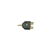 D'Addario 1/8" Stereo Male to Twin RCA Female Adapter