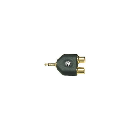 D'Addario 1/8" Stereo Male to Twin RCA Female Adapter