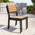 thumbnail image 7 of Crestlive Products Set of 2 Dining Chairs Aluminum Restaurant Chair Armless, Yellow, 7 of 7