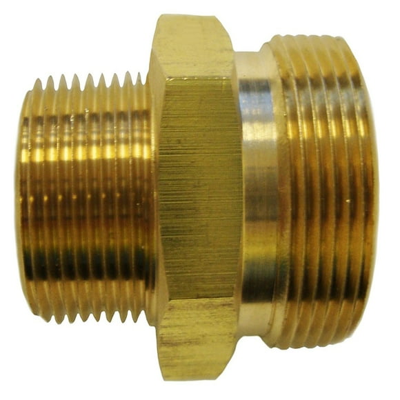 High Pressure M22 to 3/8-Inch Male Pipe Adapter for Power Washers
