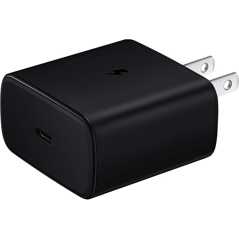 Cargador USB Samsung 45W 3A + Cable USB-C Black para Casa - EP
