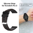 thumbnail image 1 of Correa de 22 mm para Ticwatch Pro 3/Ticwatch Pro 3 LTE Sport Watch Band (Negro), 1 of 7