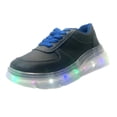 thumbnail image 4 of Tenis de luz led en color gris con agujeta azul Luka Mon Tenis de niño y niña con luz led, 4 of 5