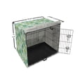 thumbnail image 6 of Exotic Dog Crate Cover, Botanical Graphic with Creative Tropical Leaves Nature Jungle Illustration, Easy to Use Pet Kennel Cover Small Dogs Puppies Kittens, 7 Sizes, Multicolor, by Ambesonne, 6 of 6