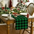 thumbnail image 2 of Green and Black Buffalo Plaid Table Runner 13x72 Inch Classic Christmas Plaid Farmhouse Kitchen Dinning Table Decoration for Home Party Decor, 2 of 4