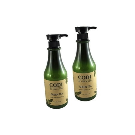 Codi Green Tea Hand & Body Lotion 25 fl oz (Pack of 2)