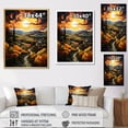thumbnail image 4 of Designart "Countryside Bountiful Vineyard Collage I" Landscape & Nature Floater Framed Canvas Art Print, 4 of 7