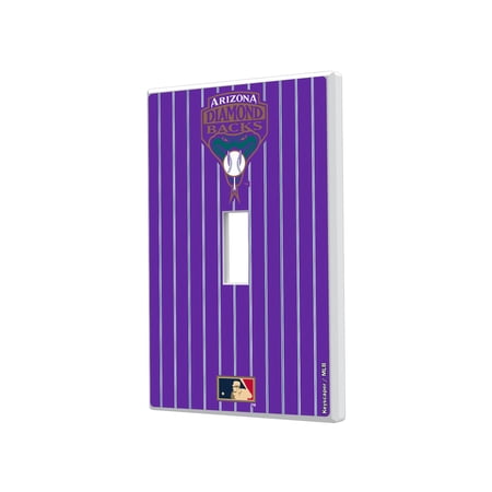 Arizona Diamondbacks 1999-2006 Cooperstown Pinstripe Single Toggle Light Switch Plate