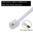 thumbnail image 3 of Cable de extensión de teléfono Ubramac de 30 m con conector RJ11 blanco, 3 of 9