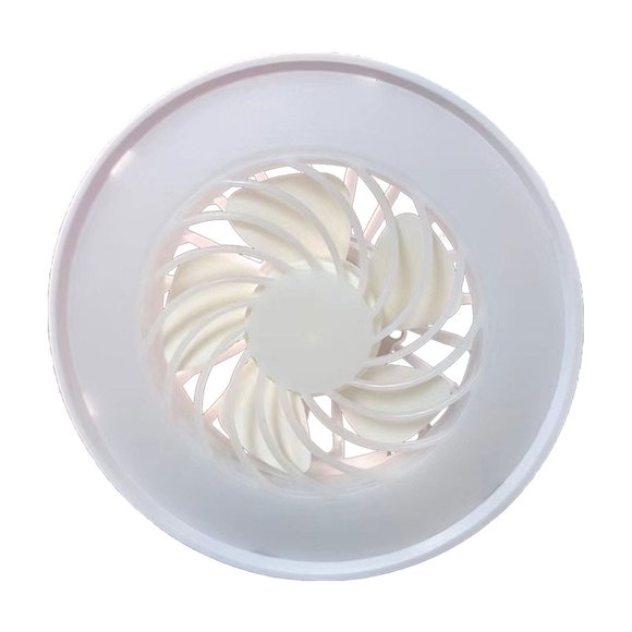 Ceiling Fans with Lights,Led Ceiling Light 85-265V Usable E27 Screw Fan Light Ceiling Fan with Lights Enclosed Low Fan Light Ceiling Light with Fan Hidden Fan Delier Intelligent Dimmin