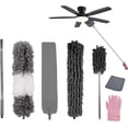 thumbnail image 1 of 7 Pcs Dépoussiéreur Télescopique, Perche d'Extension 240cm, Long Manche, Dépoussiéreur en Toile d'Araignée Extensible Détachable Pliable Réutilisable, Dépoussiéreur Extensible Extra Long pour Nettoyage de Meubles de Plafonds Hauts, 1 of 6