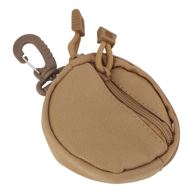 Large Capacity Coin Pouch With Zipper, Multifunctional For Coins, Keys, Cards, Sporty Appearance