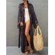 thumbnail image 2 of Xishao Cubre Bikini Vestido de Playa de Tie Dye Sexy Kimono Cárdigan para Mujer G-Gris G-Gris Xishao ropa, 2 of 2