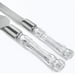 thumbnail image 5 of Cuchillo de pastel de boda y juego de servidor de mango de cristal artificial de acero inoxidable acrílico ShuxiuWang 1327537095514, 5 of 5