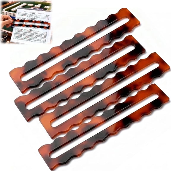 4 Pack Mahjong Line Reader Applicable for 2026 Mahjong Card Mahjong Line Finder Mahjong Gifts for Women