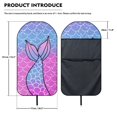 thumbnail image 7 of FUIALDOLG Car Seat Towel Cover, Compatible with Van Bucket Seat, Terry Cloth Car Seat Cover for Cars, Microfiber Non Slip Car Seat Protector, Gradient Mermaid Tail, 7 of 7