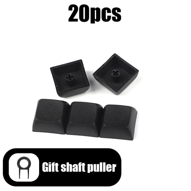 20PCS Profile PBT Keycaps Mechanical Keyboard Mixded Color Blank Keycaps Custom Gamer Mx Switch No Engraved Key Cap